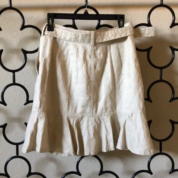 NWT Banana Republic Linen Skirt Size 6 Tall - Picture 2 of 4